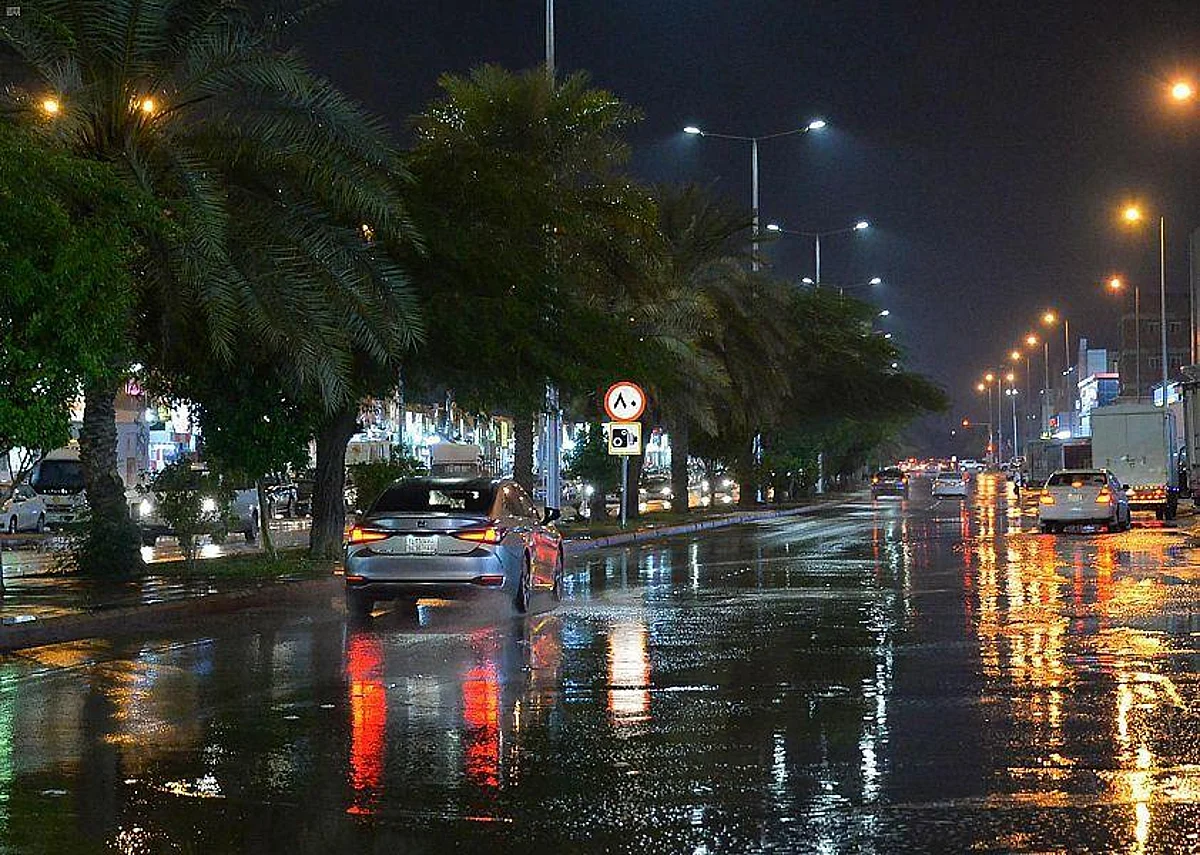 توقعات الأمطار تتواصل.. تشتد الليلة وتصحبها جبهة باردة