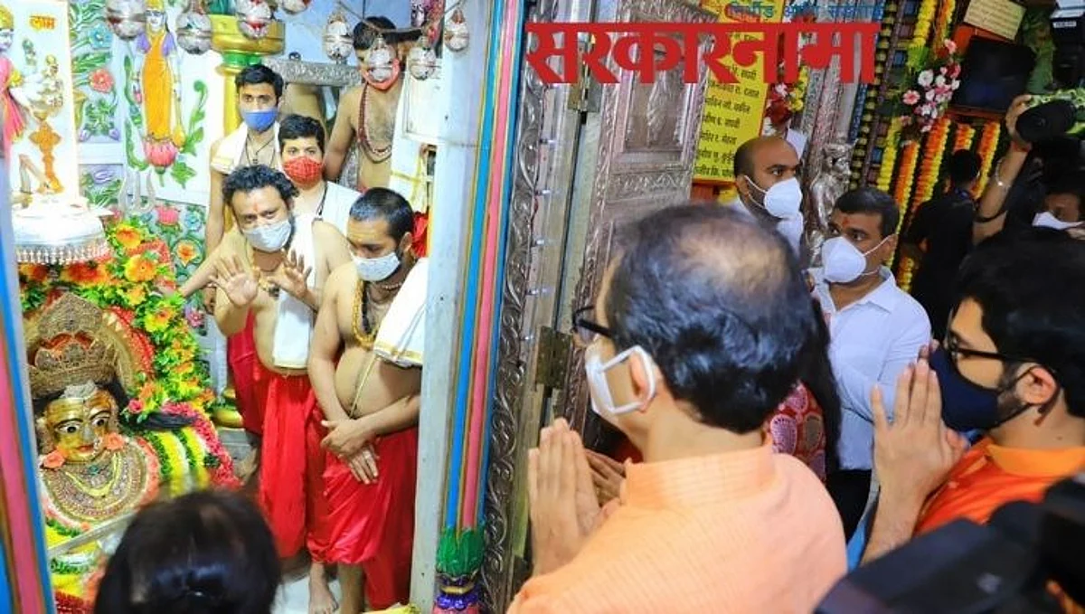 मंदिरे उघडण्यासाठी आंदोलने केली भाजपने; पुजेसाठी मात्र मंत्री धावले!