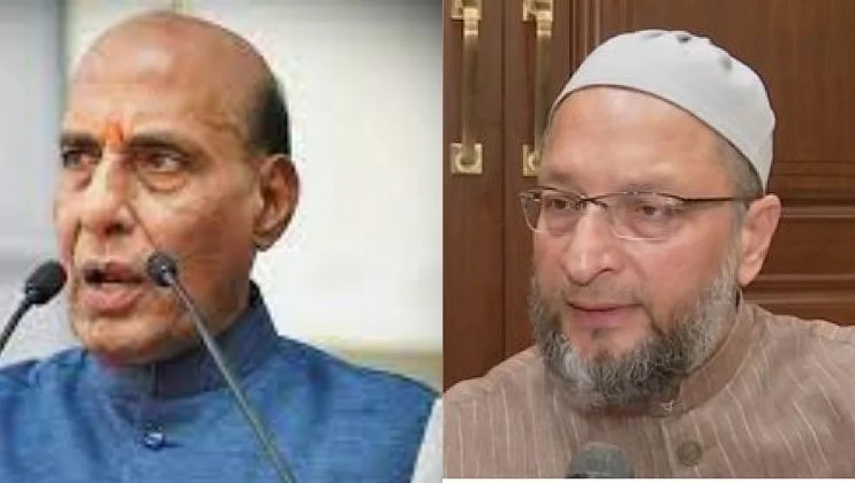 'ते' सावकरांना राष्ट्रपिता म्हणून घोषित करतील ; राजनाथ सिंहांवर ओवैसी संतप्त