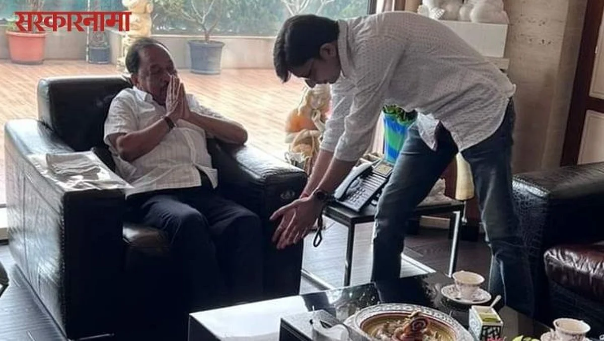 निलेश साबळेंनी नारायण राणेंची मागितली पाया पडून माफी