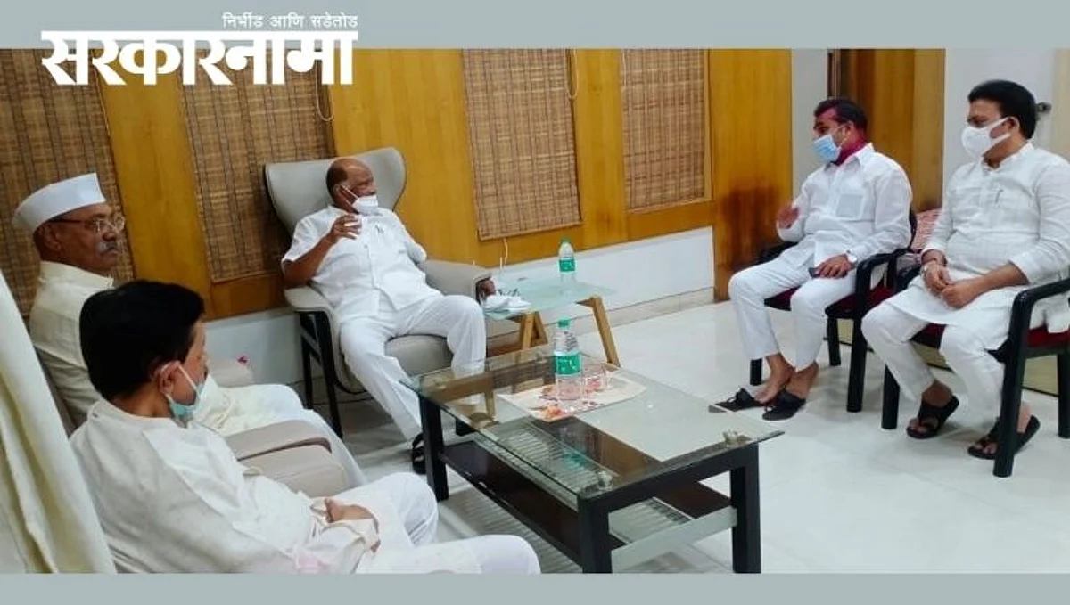 शशीकांत शिंदेच्या पराभवाने शरद पवारही नाराज : जिल्ह्यातील नेत्यांची झाडाझडती
