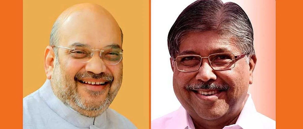चंद्रकांत पाटील यांच्याशी अमित शाह काय बोलले ?
