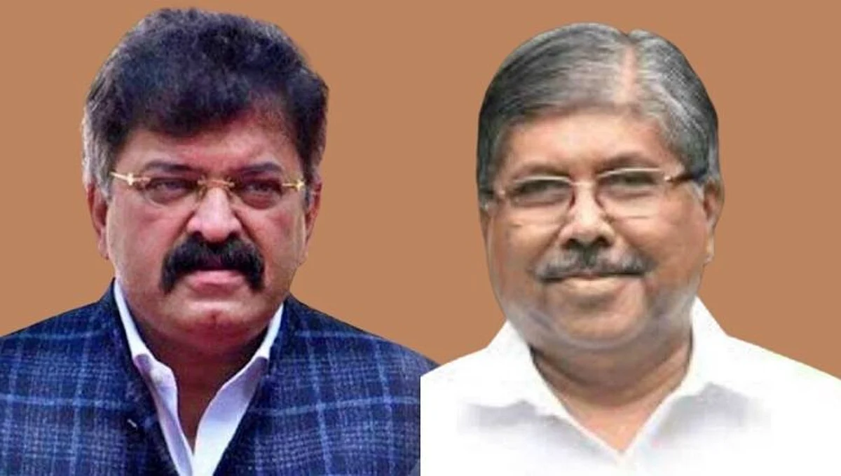 chandrakant patil, Jitendra Awhad