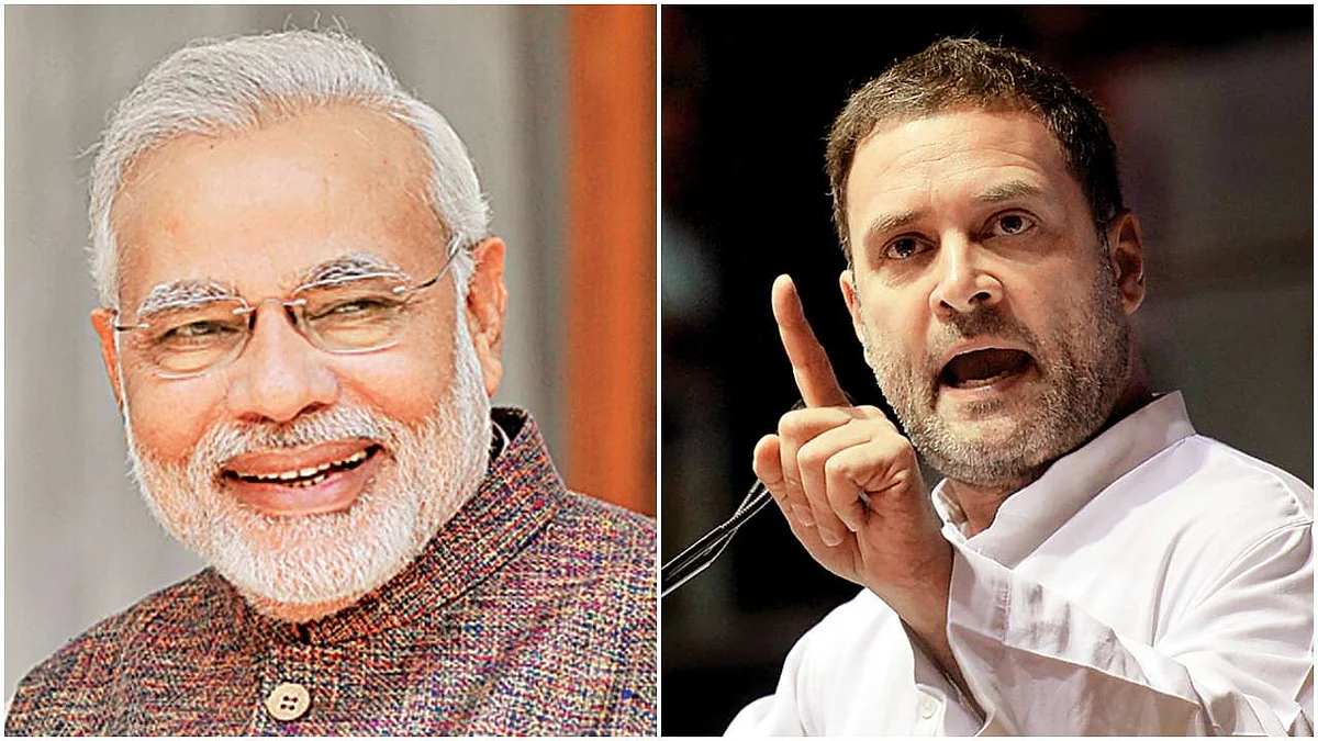 Narendra Modi - Rahul Gandhi