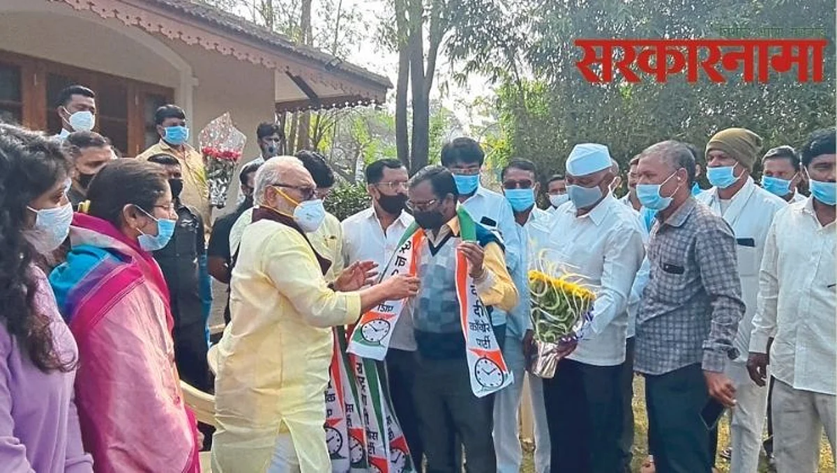सटाणा येथे पदाधिकाऱ्यांचा भाजपला गुडबाय, राष्ट्रवादीत प्रवेश!