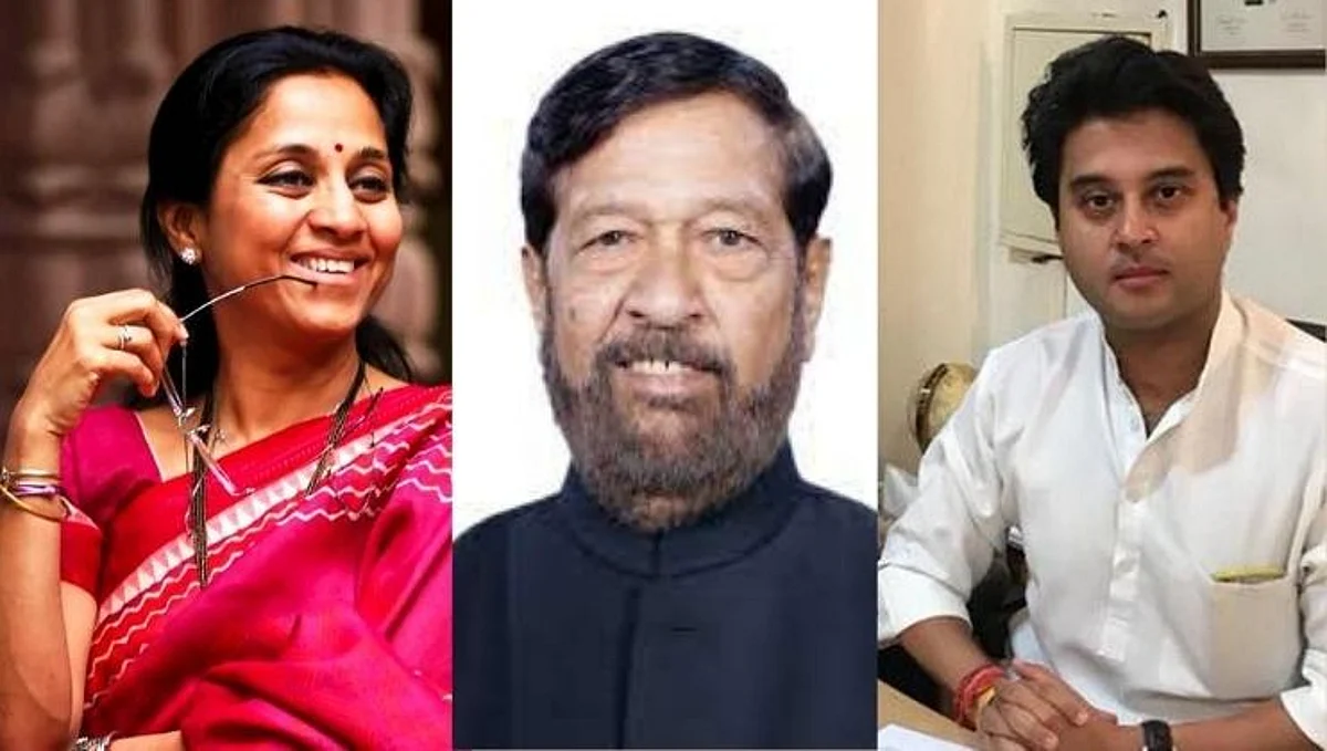 Supriya Sule-Girish Bapat-Jyotiraditya Shinde