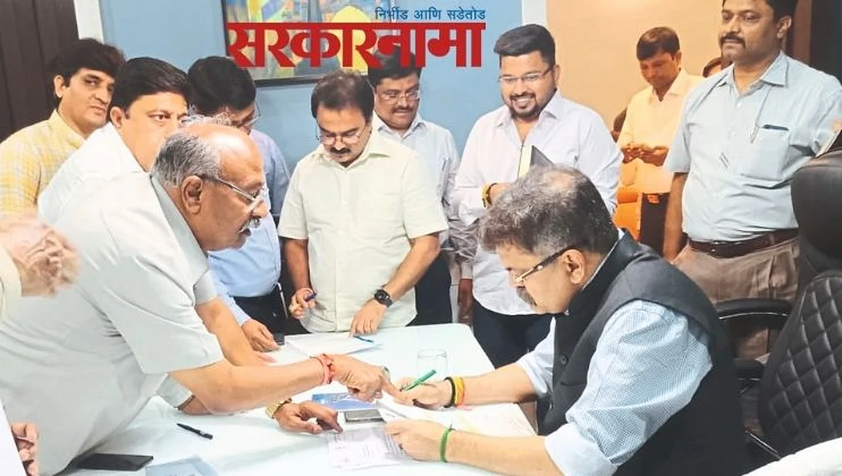 आमदार प्रकाश आवाडेंनी घेतली जितेंद्र आव्हाडांची भेट!