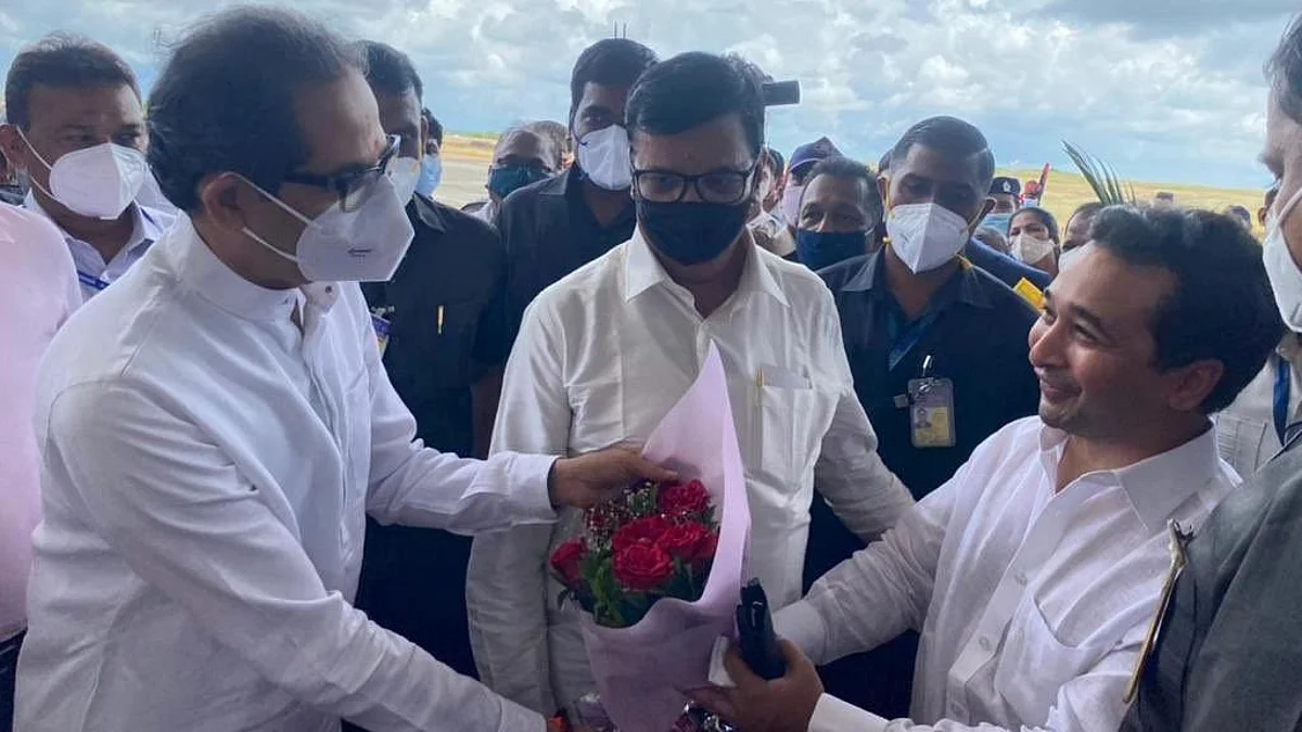 स्वत:ला मर्द म्हणता ना! सत्तारांना पुढं करून नितेश राणेंचं थेट मुख्यमंत्री ठाकरेंना आव्हान