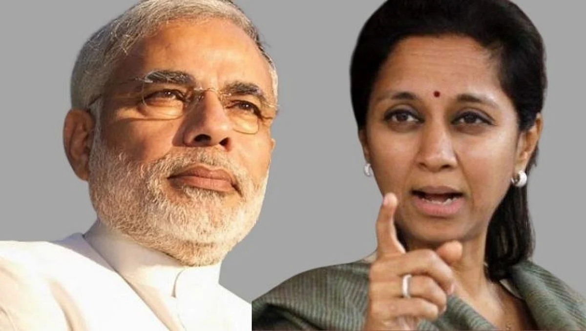 मोदींना सुळे म्हणाल्या, 'इंदापूरला या, आम्ही तुम्हाला चार गोष्टी सुचवतो,'