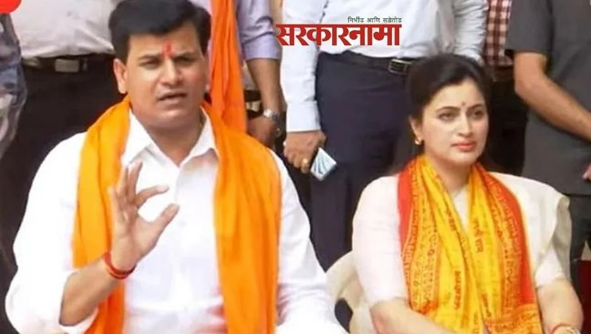 राजद्रोहाचा गुन्हा दाखल ; रवी राणा तळोजा तर नवनीत राणा भायखळा कारागृहात..