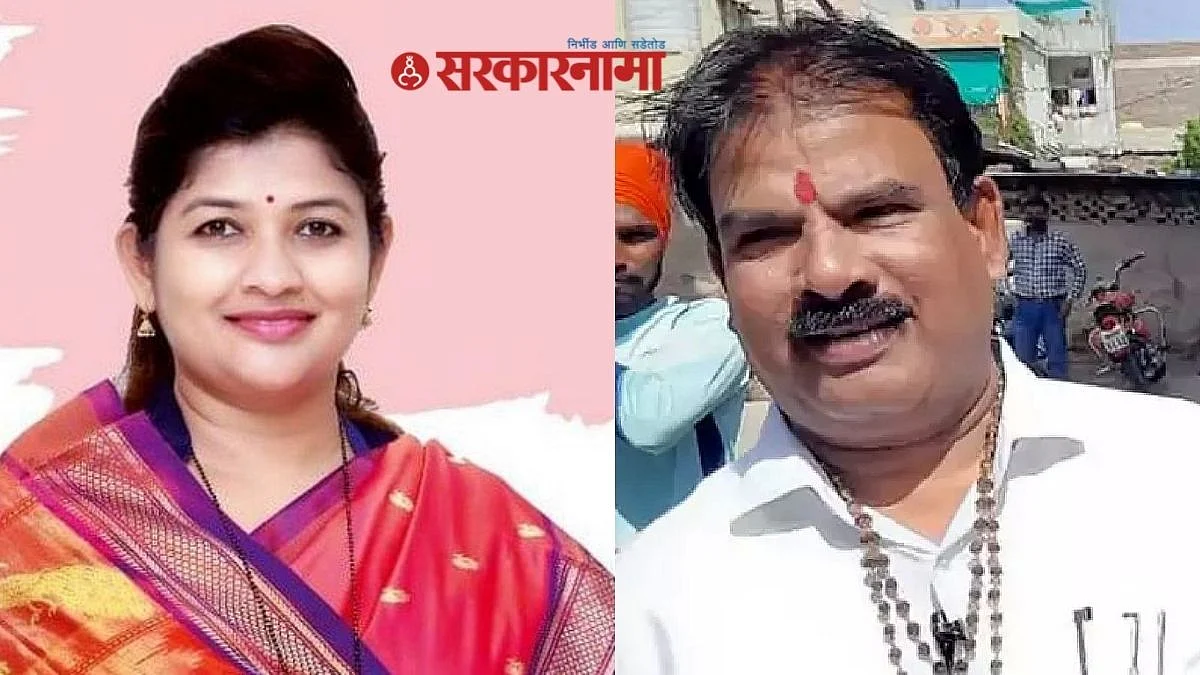 श्वेता महालेंचा नवरा मंत्र्यांचे पाय चाटतो; गायकवाडांची खरमरीत टीका