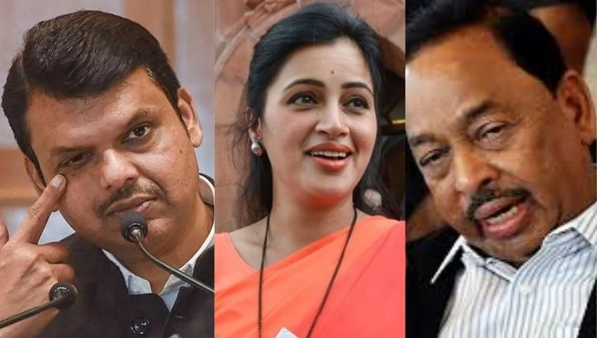 पोलिस घरात पोचताच नवनीत राणांची फडणवीस, राणेंना मदतीसाठी विनंती