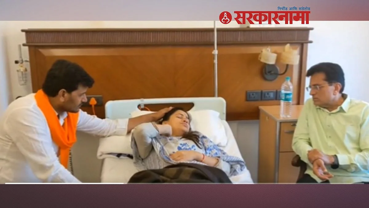 सोमय्या यांनी भेट घेताच राणा दांपत्याच्या डोळ्यात अश्रू.....
