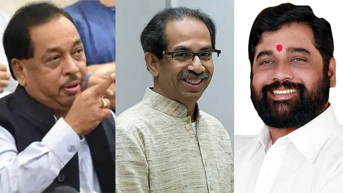 Narayan Rane, Uddhav Thackeray,Eknath Shinde