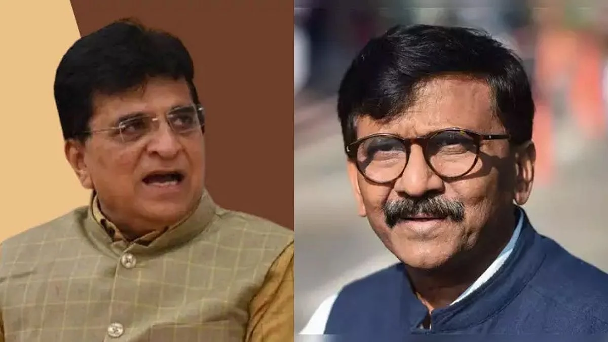 Kirit somaiya, Sanjay Raut