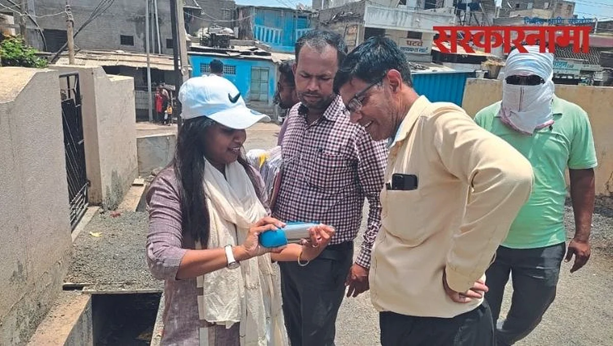 विद्या गायकवाड यांचा दणका, ठेकेदारांना नव्याने रस्ता करण्यास सांगितले