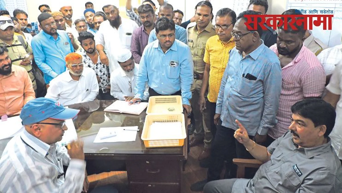 आमदार शाह यांनी अधिकाऱ्यांना फैलावर घेत घाम फोडला!