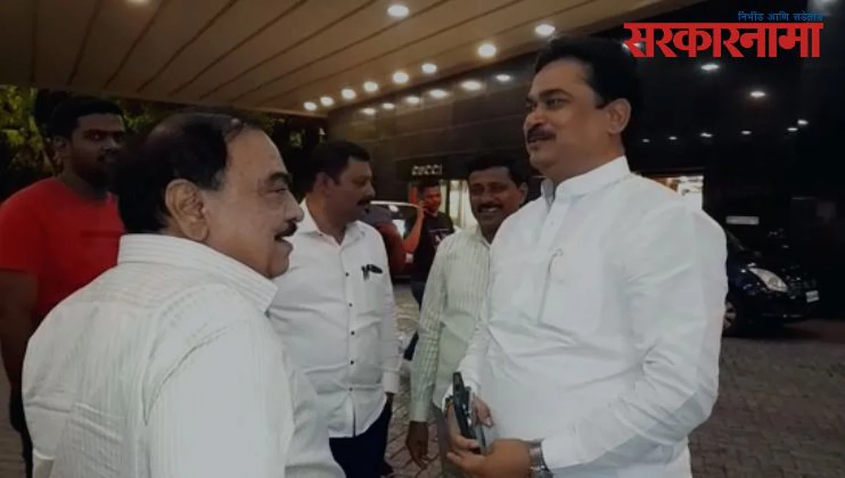 मोठी घडामोड : मतदानाला काही तास उरले असतानाच राष्ट्रवादी अन् भाजप नेत्यांची भेट!