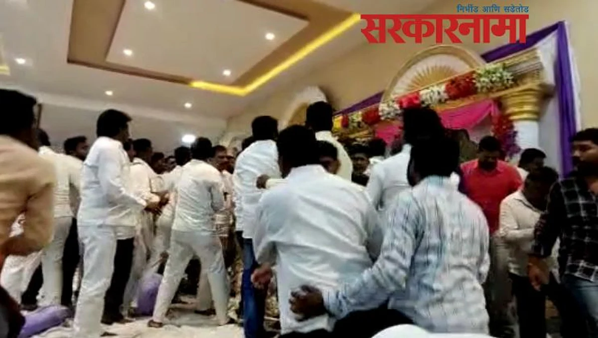 भगिरथ भालकेंच्या बैठकीत राडा : ऊसबिल मागणाऱ्या शेतकऱ्याला समर्थकांकडून मारहाण