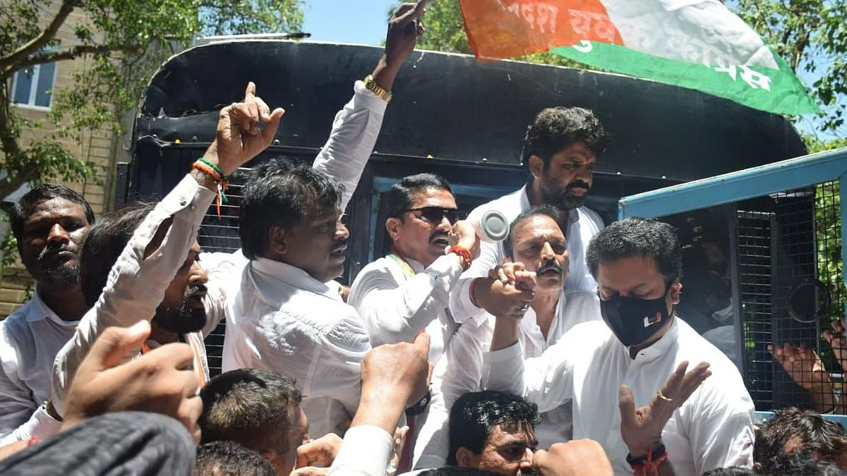 काँग्रेसचा मोर्चा ईडीवर धडकला : पटोले म्हणाले, हुकुमशाहीला लोकशाही मार्गाने उत्तर देणार