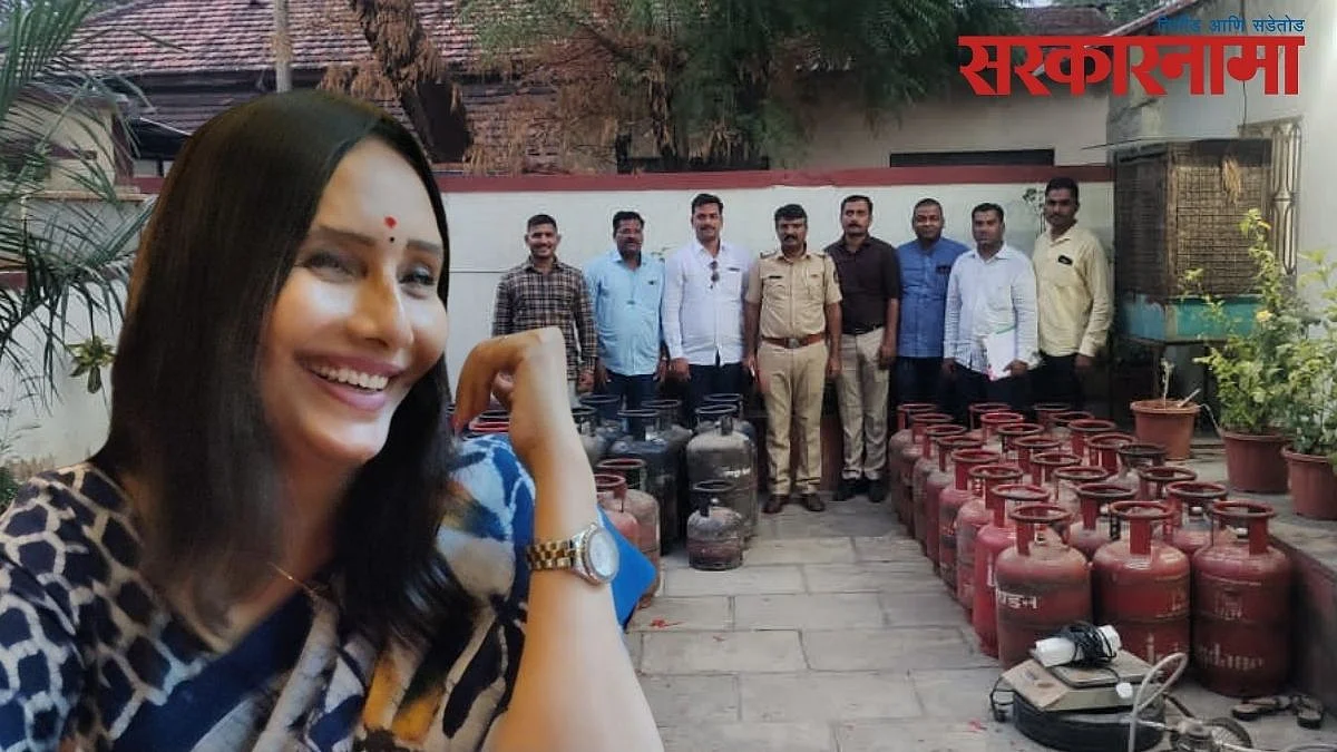 राष्ट्रवादीच्या विद्या लोलगेंचा प्रताप; घरगुती गॅसची बेकायदेशीर विक्री उघड