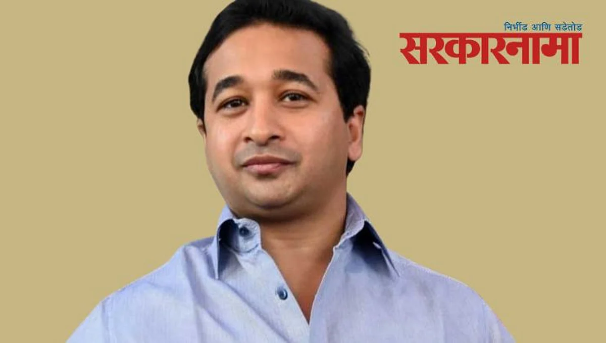 नितेश राणे म्हणातात, संजय राऊत हा `लोमटया` आहे