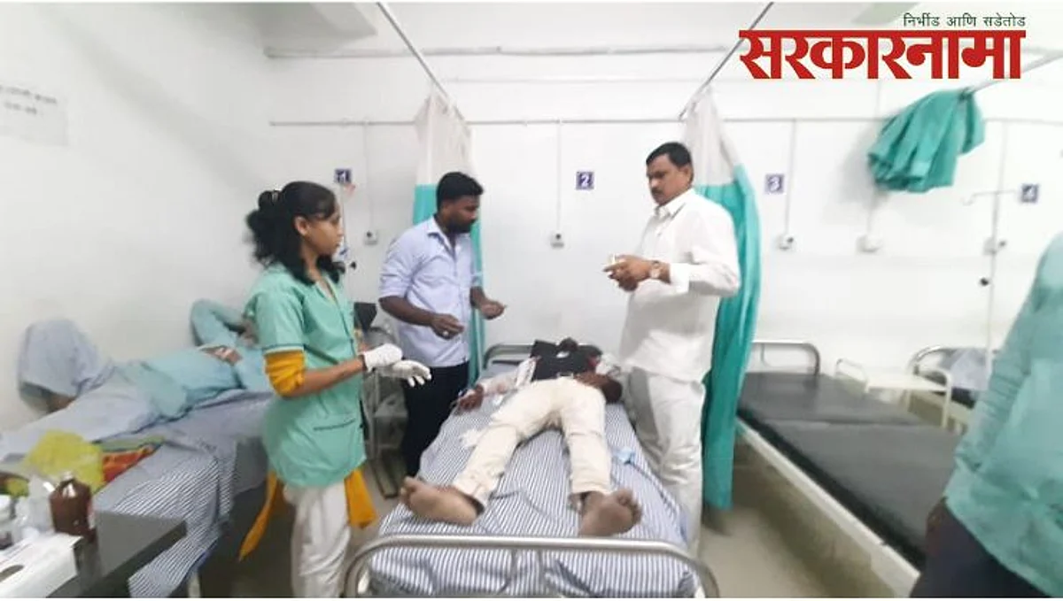 BJP MLA Narayan Kuche Accident News