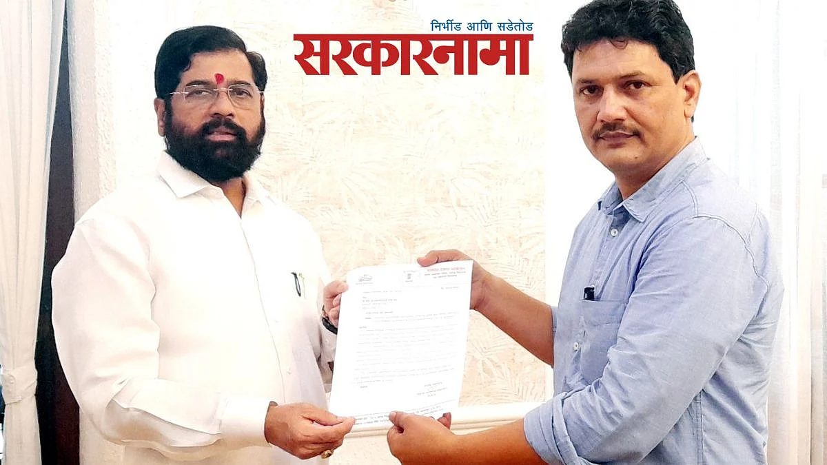 Rebel MLA Prakash Abitkar-Eknath Shinde