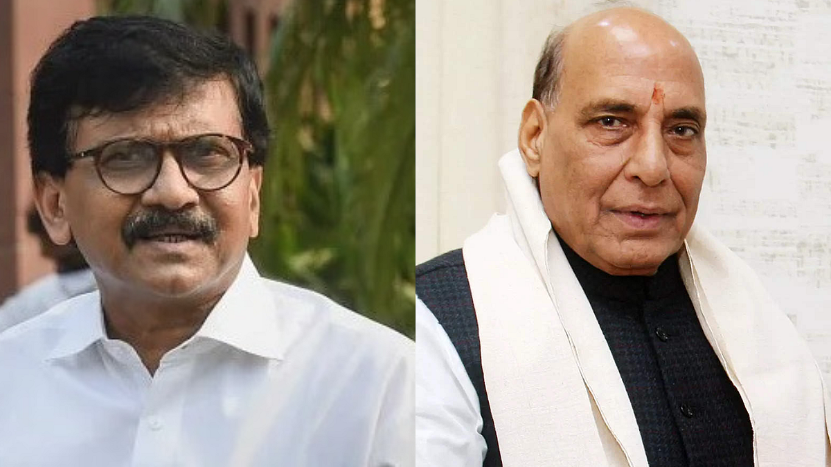 Sanjay Raut - Rajnath Shingh