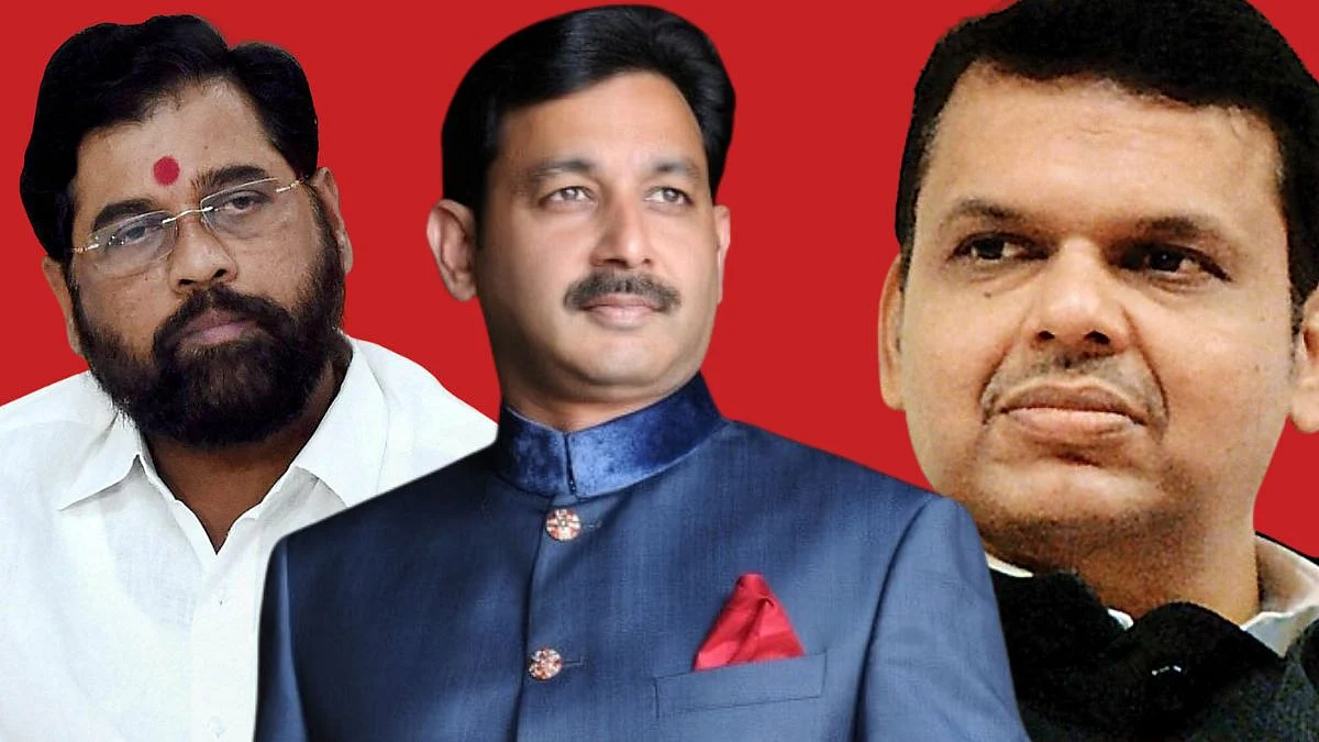 Eknath Shinde, Chhatrapati Sambhajiraje, Devendra Fadanvis