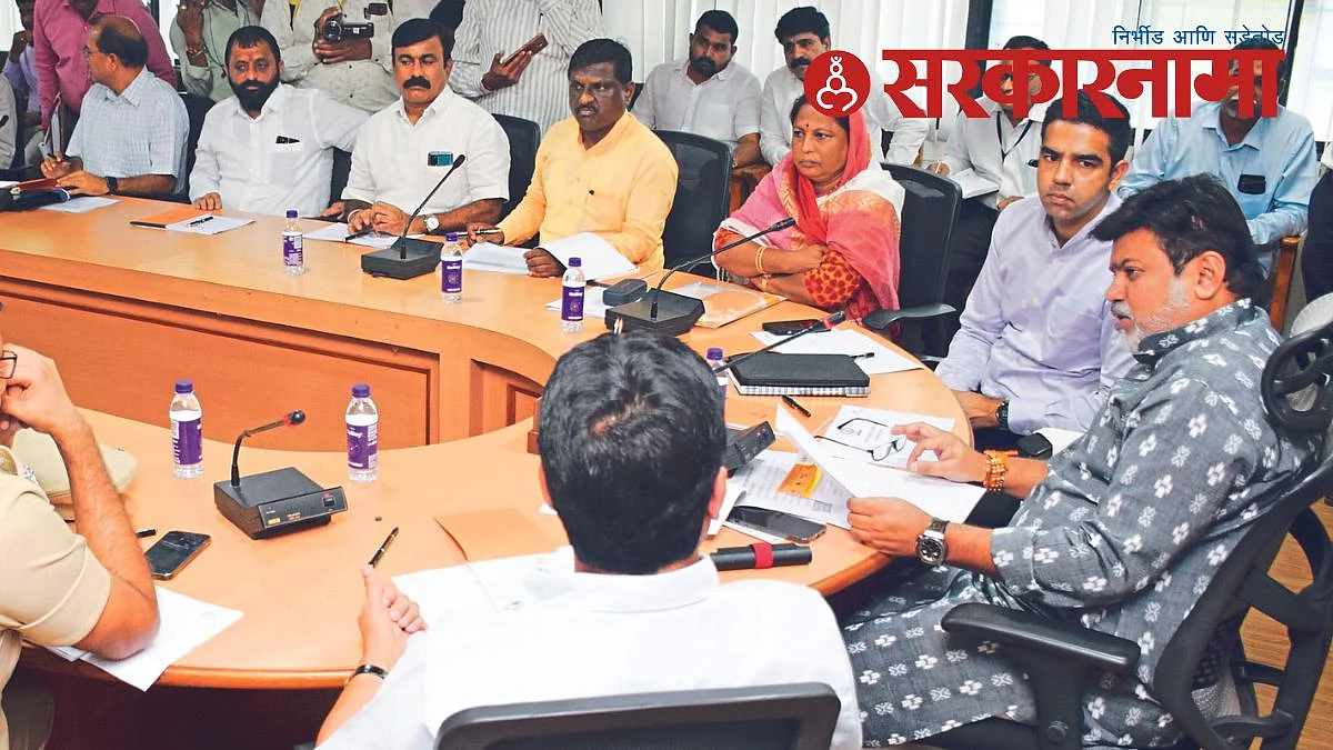 Uday Samant in Meeting at Dhule