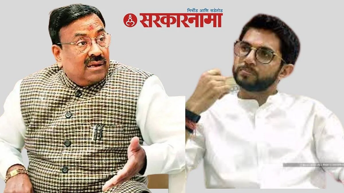Sudhir Mungantiwar and Aditya Thackeray