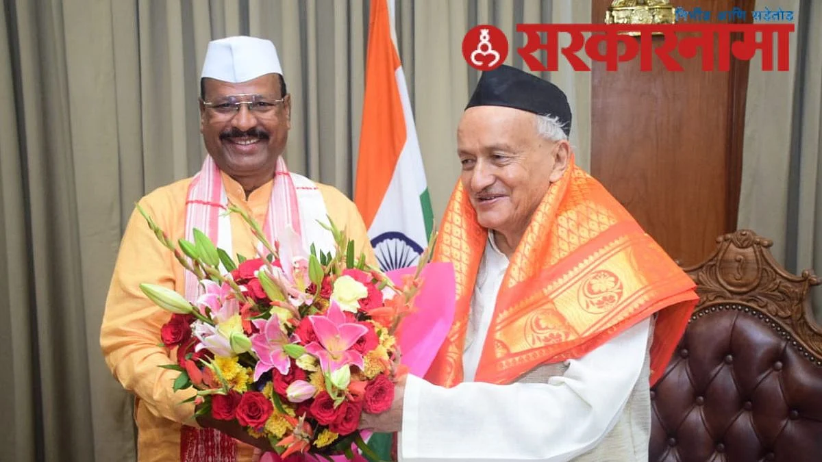 Minister Abdul Sattar With Governor Bhgatsingh Koshayri News