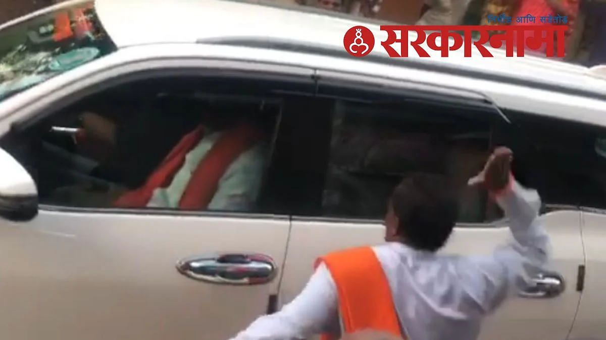 Attack On Mla Santosh Bangars Car News, Amravati