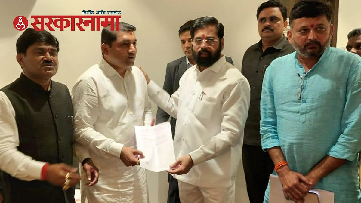 C.M. Eknath shinde welcomes Bunty Tidme
