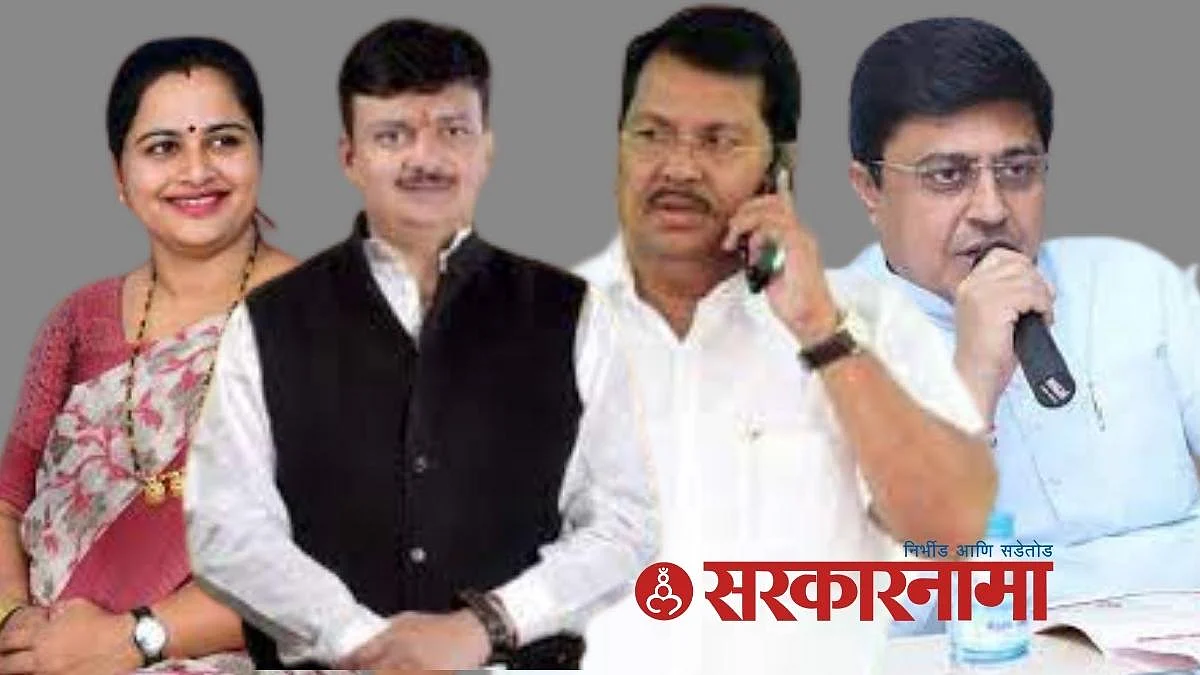 Prathbha Dhanorkar, Balu Dhanorkar, Vijay Wadettiwar and Abhijeet Wanjari