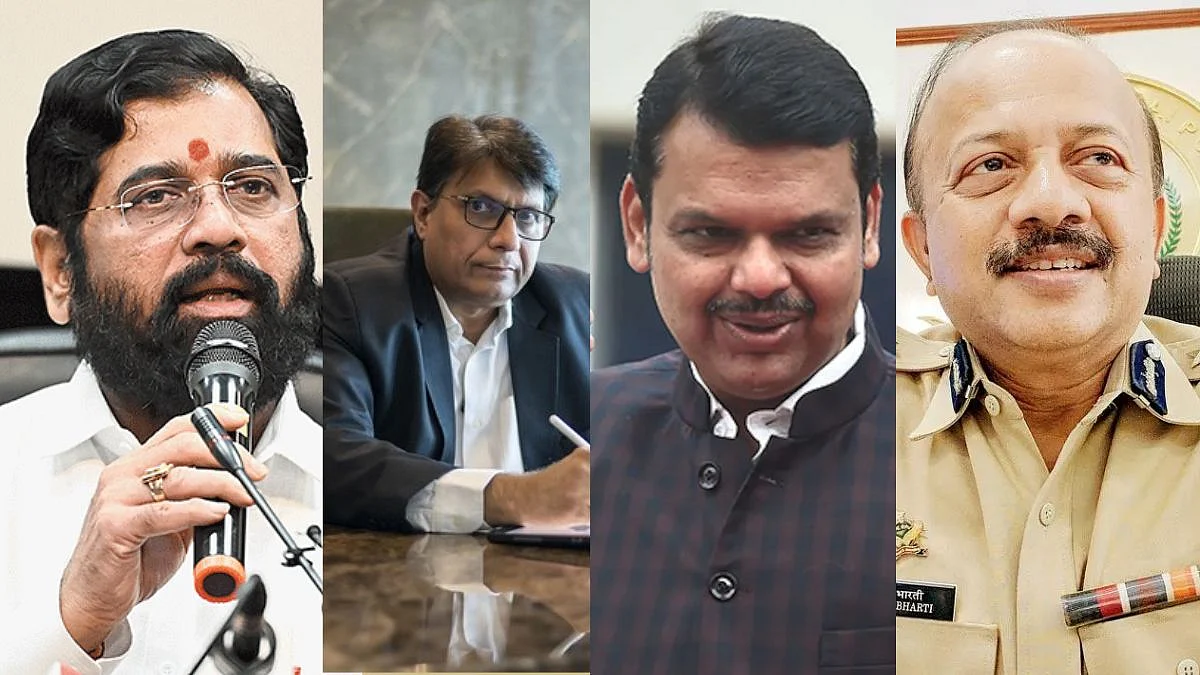 Eknath Shinde, Devendra fadnavis, Ajay ashar, Deven bharti