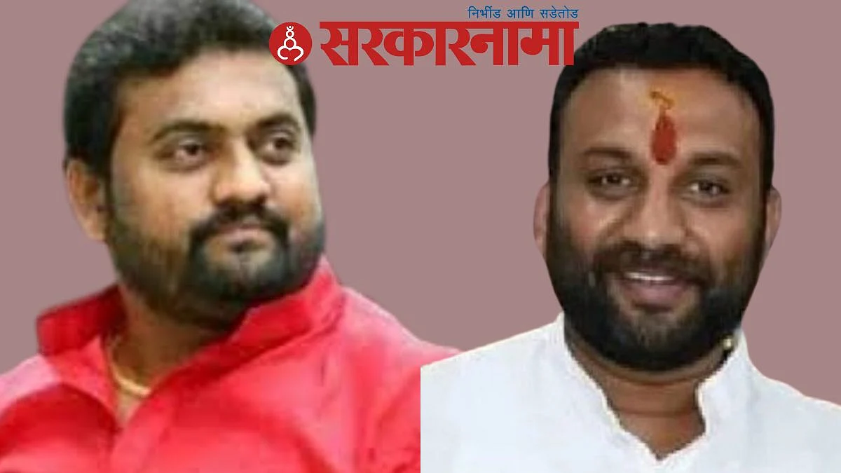 BJP corporator Mukesh Shahane & Vikram Nagre