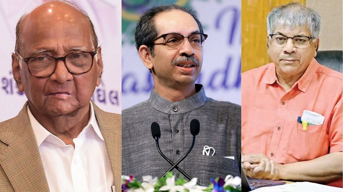Uddhav Thackeray, Prakash Ambedkar, Sharad Pawar