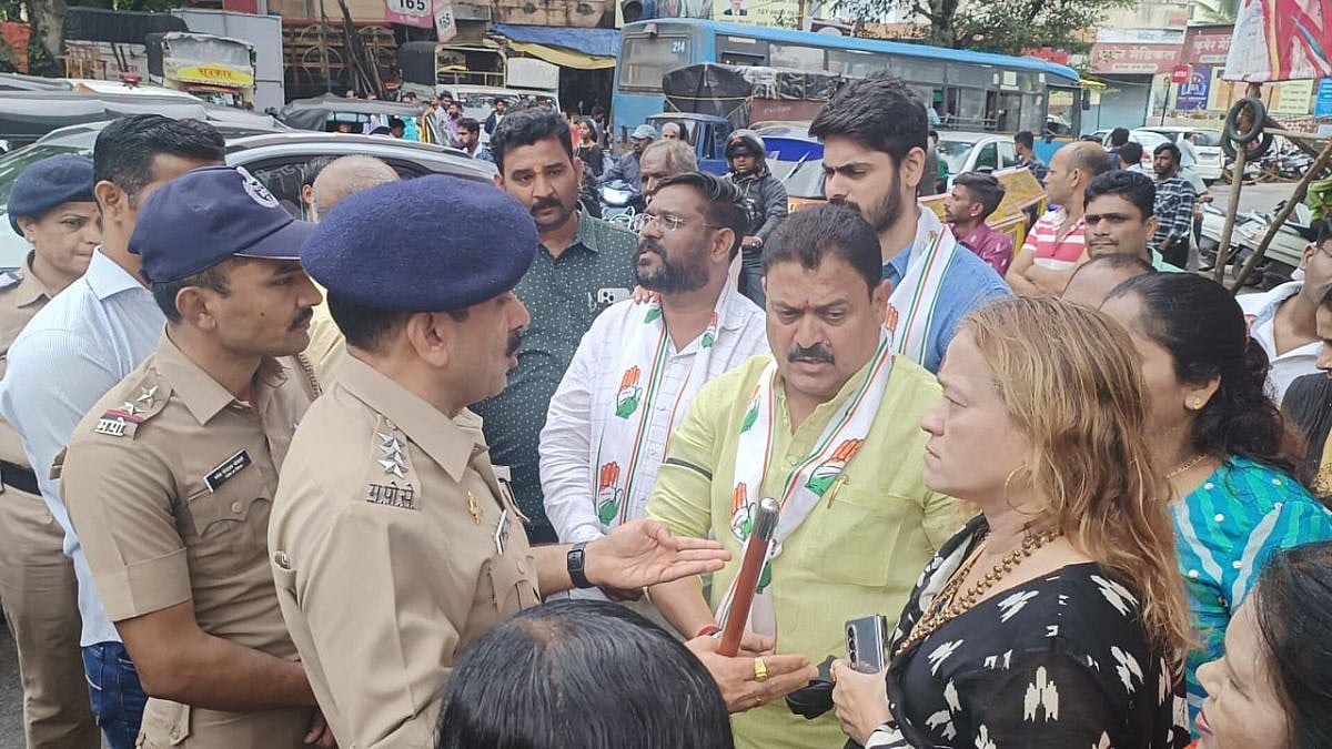 Congress Protest Against Kirit Somaiya: 