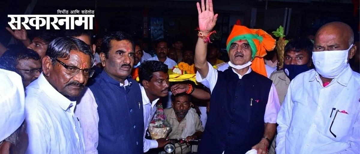 पीठलं-भाकरी अन् ठेचा; कराडांची जनआशिर्वाद यात्रा जोरात..