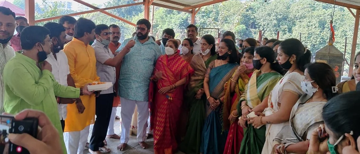 मंदिरे उघडल्याने भाजपचा पिंपरी चिंचवडमध्ये आनंदोत्सव..