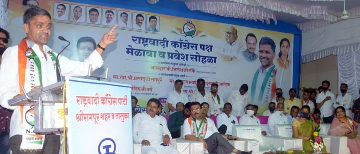 राष्ट्रवादीच्या विस्तारासाठी नीलेश लंके विखेंच्या शिवारात