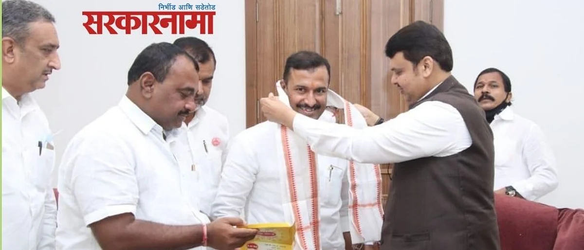 पंढरपूरच्या विजयाबद्दल भेगडेंचा फडणवीसांकडून मुंबईत खास सत्कार