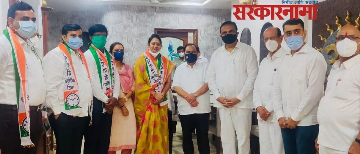 नाथाभाऊ आता पिंपरी-चिंचवड शहरातही झाले सक्रिय! भाजपचे पदाधिकारी राष्ट्रवादीत