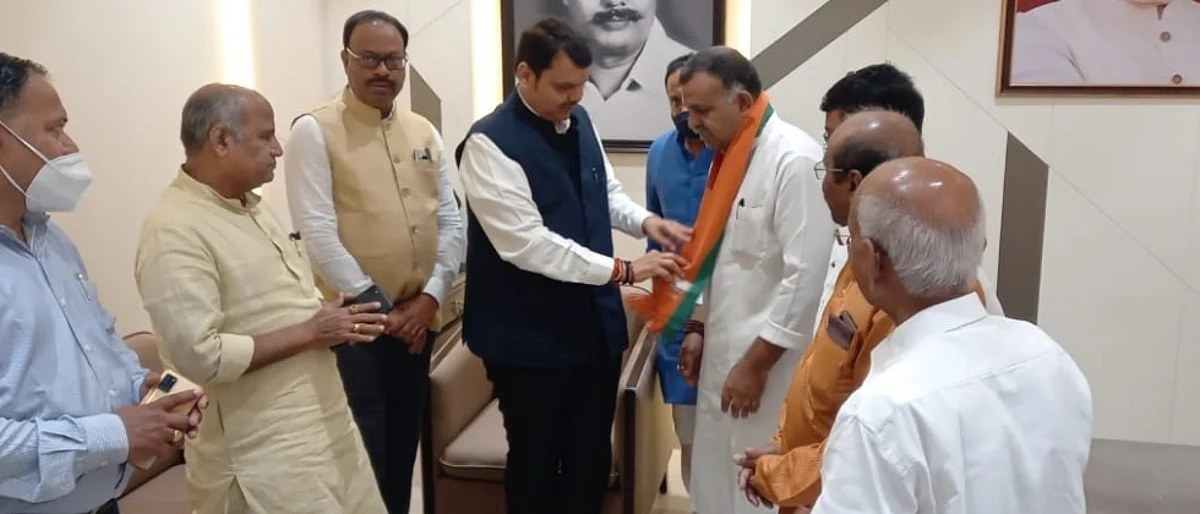 माजी मुख्यमंत्री दादासाहेब कन्नमवार यांचे पणतू डॉ. रोहित माडेवार भाजपमध्ये...