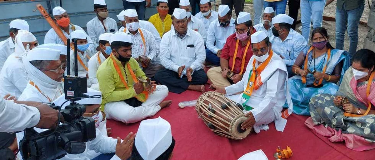 भाजप आमदार महेश लांडगेंचा आंदोलनाचा सर्वधर्मसमभाव !