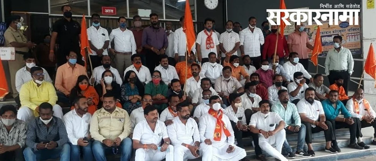 भाजपच्या कारभाऱ्यांनी शहराची उत्तर-दक्षिण वाटणी करत मलिदा लाटला : शिवसेनेचा हल्लाबोल
