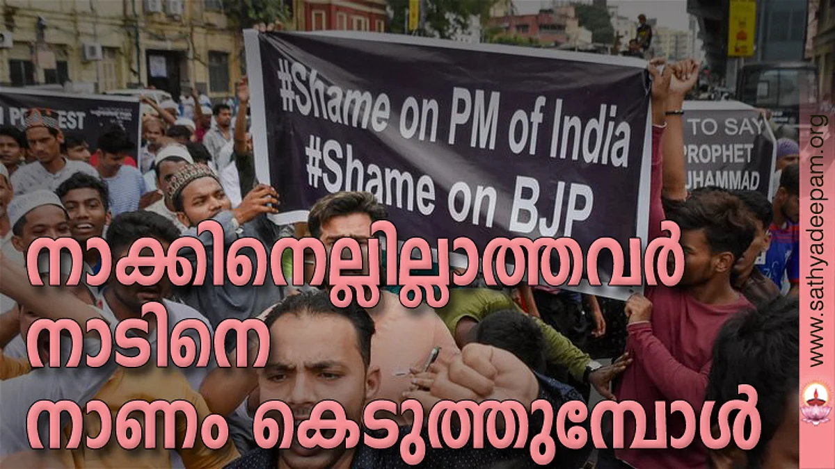 നാക്കിനെല്ലില്ലാത്തവര് നാടിനെ നാണം കെടുത്തുമ്പോള്
