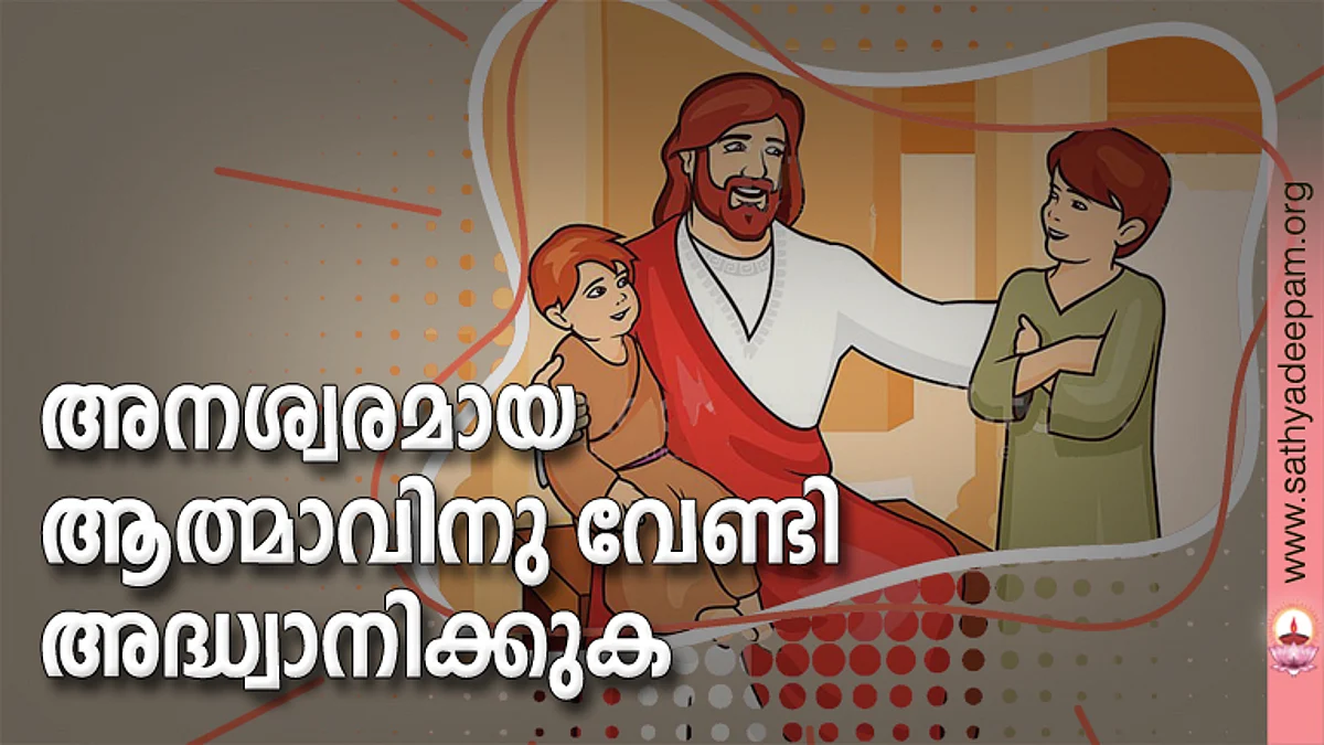 അനശ്വരമായ ആത്മാവിനു വേണ്ടി അദ്ധ്വാനിക്കുക